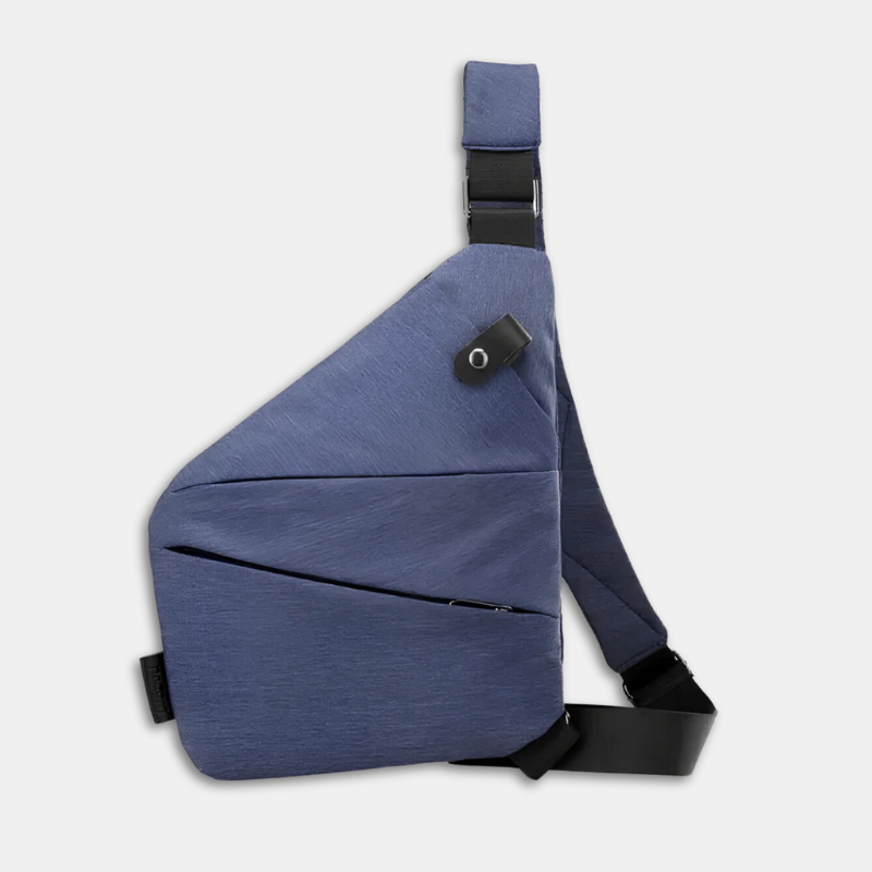 Antykradzieżowa torba miejska unisex. Wodoodporna, z zamkami błyskawicznymi.