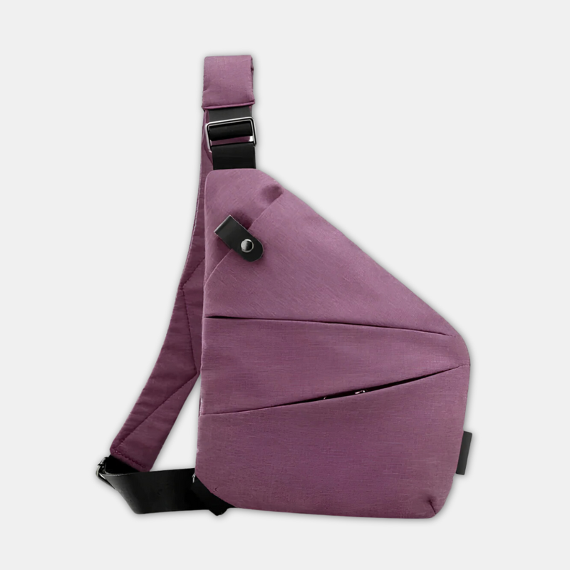 Saszetka podróżna wodoodporna, antykradzieżowa. Unisex, z łatwym dostępem.