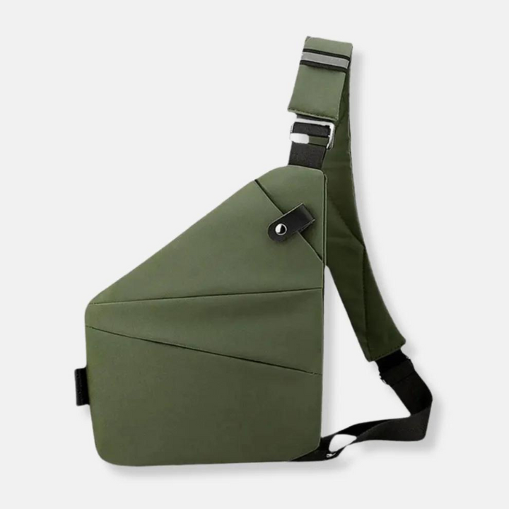 Wodoodporna torba na ramię antykradzieżowa. Unisex, idealna na deszczowe dni.
