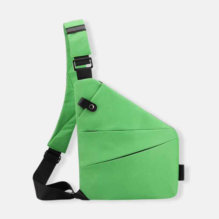 Torba crossbody bezpieczna. Wodoodporna, antykradzieżowa, unisex, z praktycznym organizerem.
