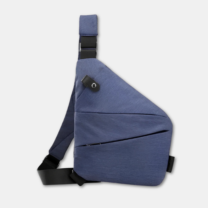 Bezpieczna torba crossbody unisex. Wodoodporna z funkcjonalnym organizerem. Idealna na ramię.