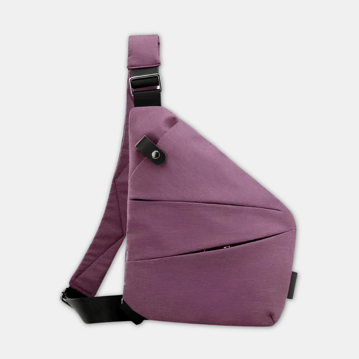 Wodoodporna torba na ramię unisex. Antykradzieżowa z wieloma przegródkami.