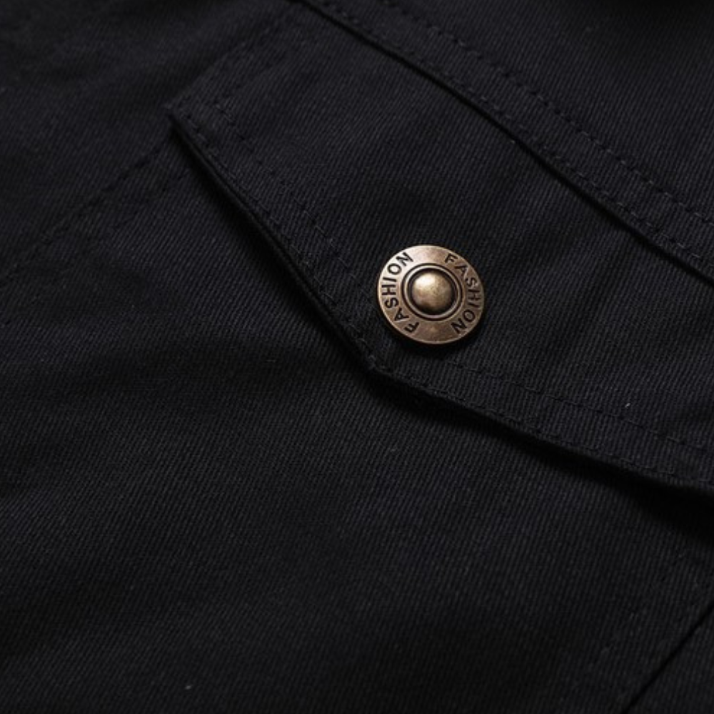 Męska kurtka bomberka Dirk w stylu vintage, klasyczny krój z nowoczesnymi detalami, idealna na zimę.