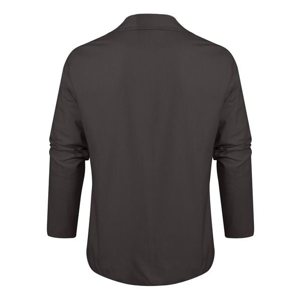 Elegancka męska kurtka z bawełny i lnu w kolorze khaki, ponadczasowy design, uniwersalna na formalne i codzienne okazje