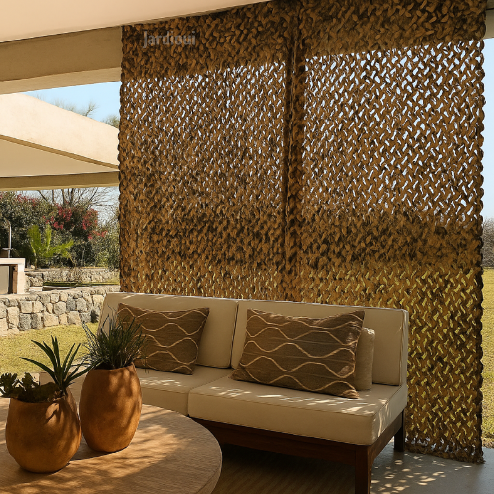 Siatka maskująca do ogrodu, basenu, kamuflująca, trwała, z poliestru Oxford.