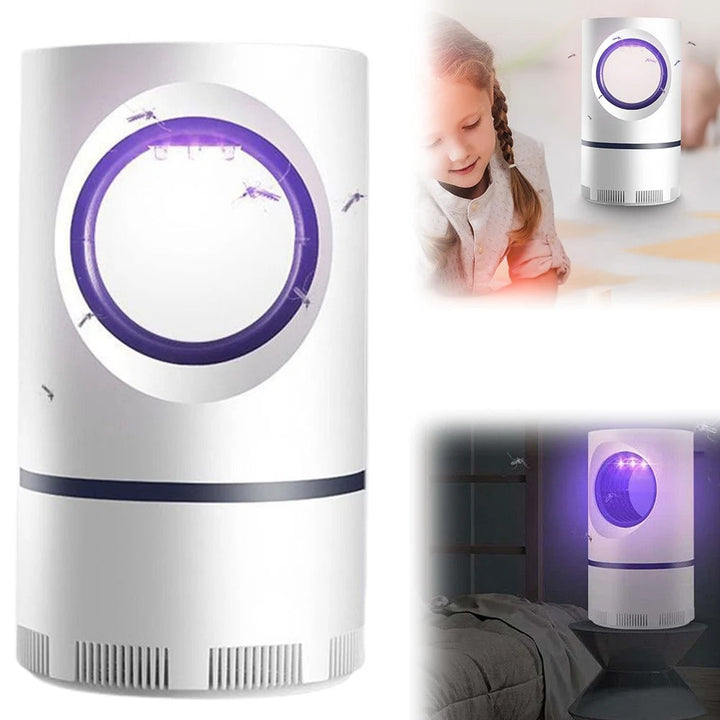 Pułapka na komary do użytku zewnętrznego z siatką elektryczną, skuteczna i bezpieczna, idealna do ogrodu i na patio.